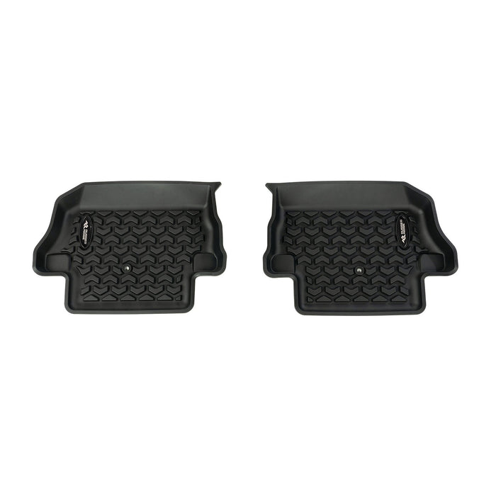 Rugged Ridge 12988.07 All Terrain Floor Liner; Front/Rear; Black; 5 pc; Incl. Full Cargo Liner; - Truck Part Superstore