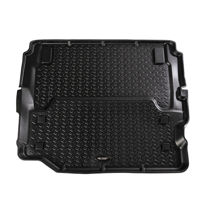 Rugged Ridge 12988.07 All Terrain Floor Liner; Front/Rear; Black; 5 pc; Incl. Full Cargo Liner; - Truck Part Superstore