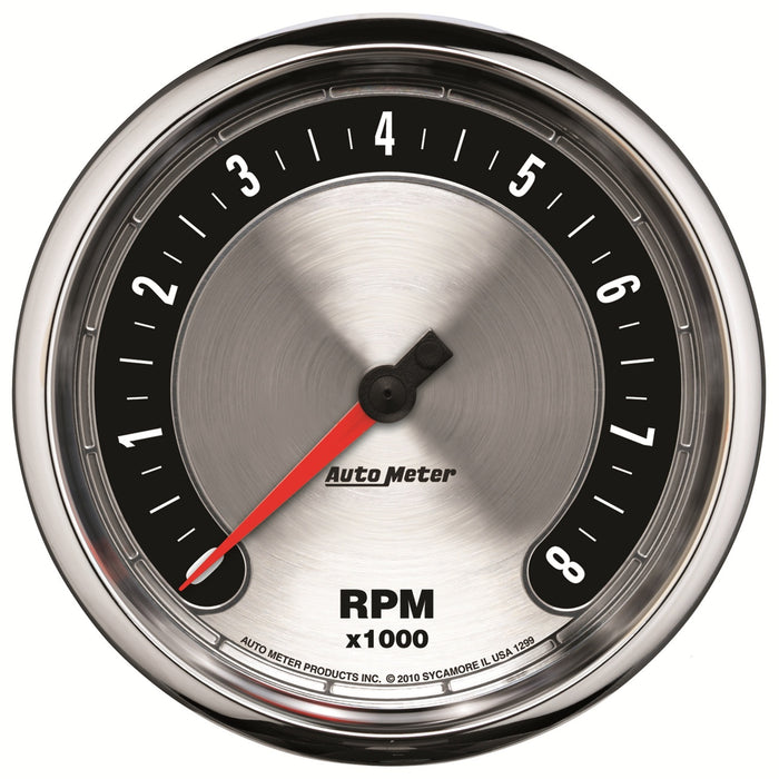 AutoMeter 1299 GAUGE; TACHOMETER; 5in.; 8K RPM; IN-DASH; AMERICAN MUSCLE - Truck Part Superstore