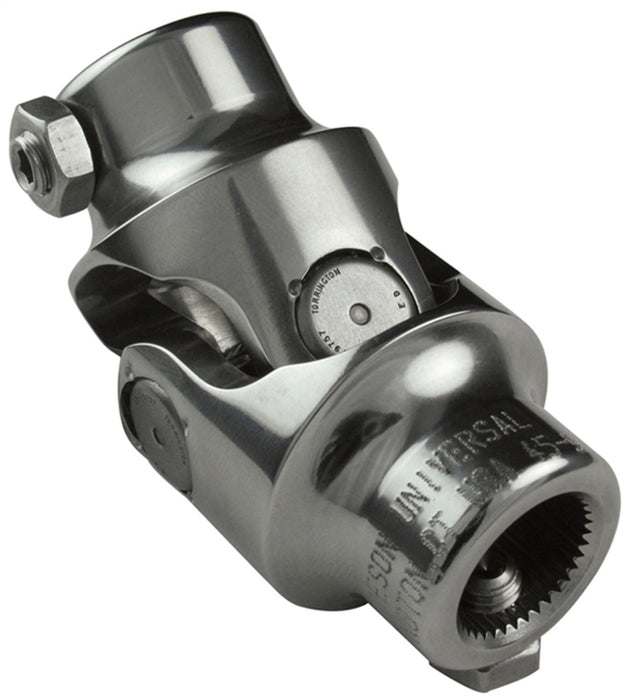 Borgeson 123412 Steering U-Joint; Polished Stainless; 3/4-36 X 9/16-36 - Truck Part Superstore