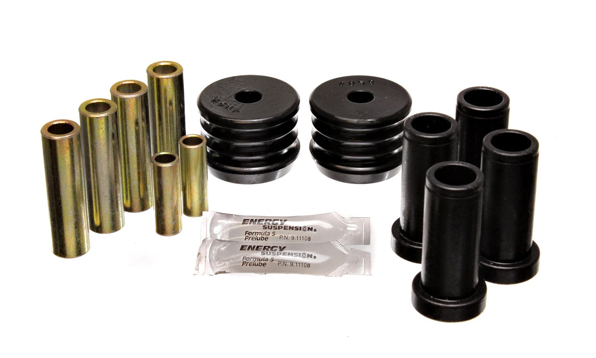 Energy Suspension 12.3102G Control Arm Bushing Set; Black; Rear; Performance Polyurethane; - Truck Part Superstore