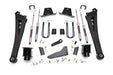 Rough Country 369.20 Suspension Lift Kit w/Shocks; 5 in. Lift; - Truck Part Superstore