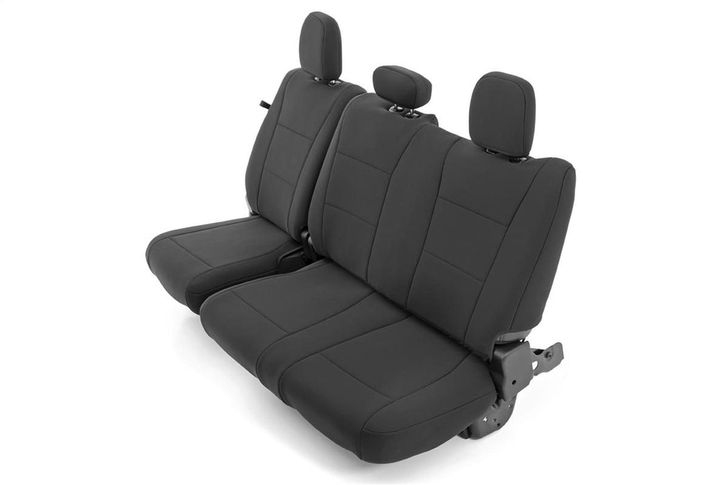 Rough Country 91018 F-150 Neoprene Front & Rear Seat Cover Black 15-20 F-150 XL, XLT Rough Country - Truck Part Superstore
