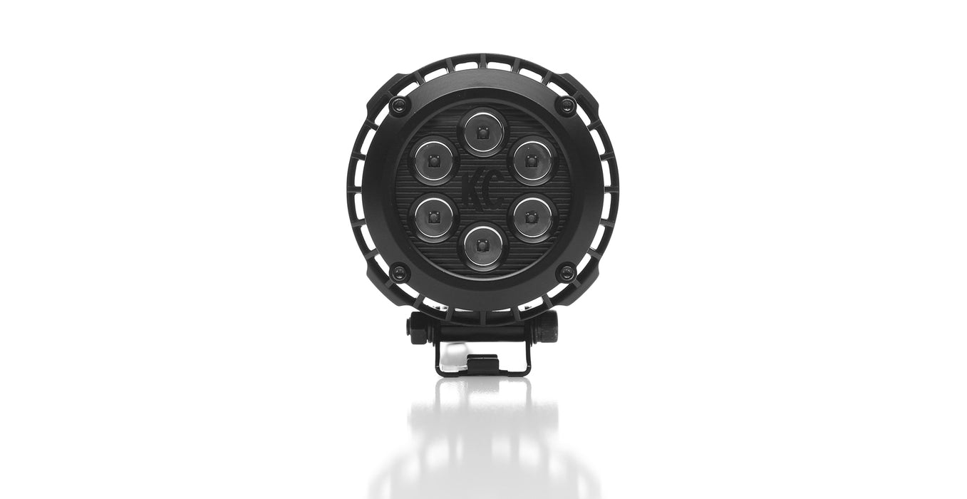 KC Hilites 1300 LZR LED; 4in. Rnd Spot 24w (ea) - Truck Part Superstore