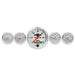 AutoMeter 1302-00408 GAUGE KIT; 5 PC.; 3 1/8in./2 1/16in.; ELEC. SPEEDO.; CHEVROLET HERITAGE BOWTIE - Truck Part Superstore