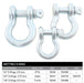 Smittybilt 13046 D-Ring - 1/2 Inch 2 Ton Rating Zinc Smittybilt - Truck Part Superstore