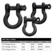 Smittybilt 13046B D-Ring 1/2 Inch 2 Ton Rating Black Smittybilt - Truck Part Superstore