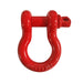 Smittybilt 13047R D-Ring 3/4 Inch 4.75 Ton Rating Red Powdercoat Smittybilt - Truck Part Superstore