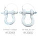Smittybilt 13049 D-Ring 3/4 Locking Pin 4.75 Tons (Zinc) Smittybilt - Truck Part Superstore