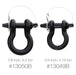 Smittybilt 13050B D-Ring 7/8 Locking Pin 6.5 Tons (Black)Smittybilt - Truck Part Superstore