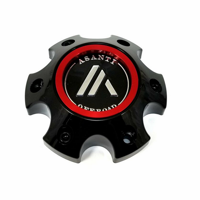 Asanti Off Road 130L1206GB-H34 ASA OFR CAP 6X4.5 H34 - GLOSS BLACK - Truck Part Superstore