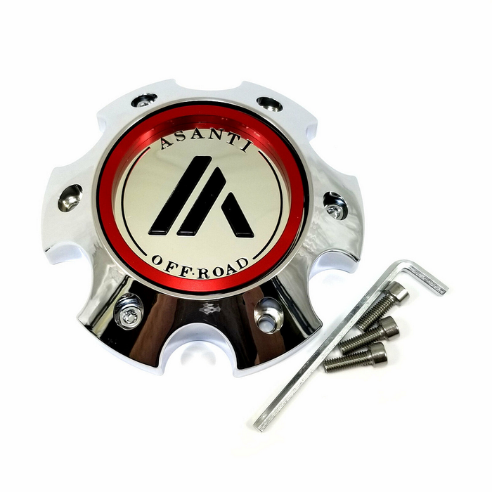 Asanti Off Road 130L1406CH-H34 ASA OFR CAP 6X135 H34 - CHROME - Truck Part Superstore