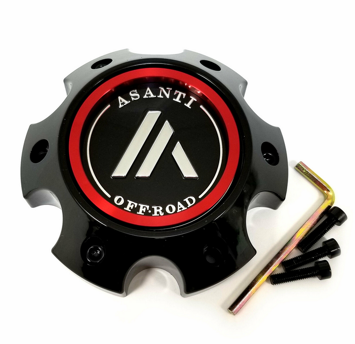 Asanti Off Road 130L1456GB-H42 ASA OFR CAP 6X5.5 H42 - GLOSS BLACK - Truck Part Superstore