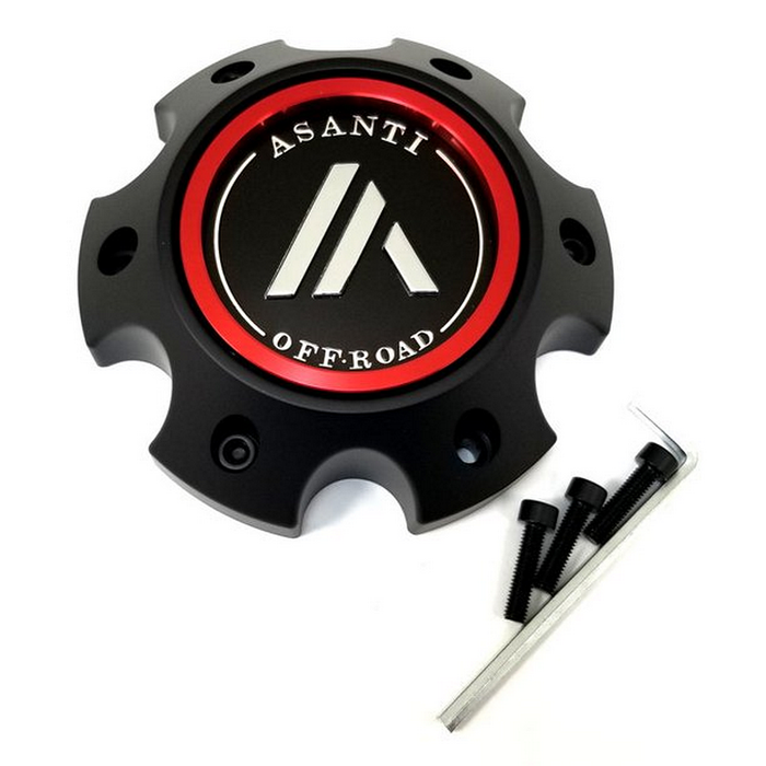 Asanti Off Road 130L1456SB-H42 ASA OFR CAP 6X5.5 H42 - SATIN BLACK - Truck Part Superstore