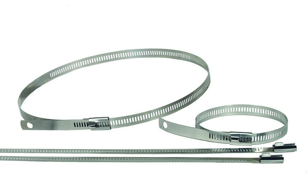 Thermo Tec 13105 Exhaust Wrap Fasteners V6 6-9 and 4-18 Inch Snap Strap Kit Thermo Tec - Truck Part Superstore