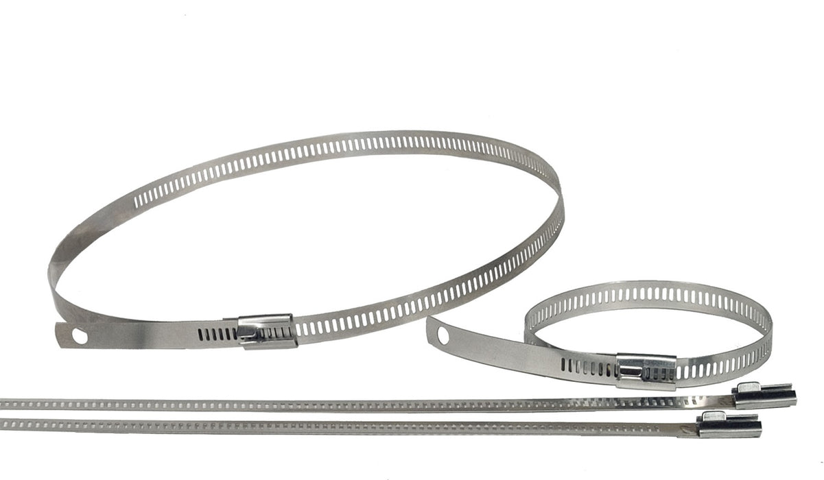 Thermo Tec 13102 Exhaust Wrap Fasteners 4-9 and 2-18 Inch Snap Strap Kit Thermo Tec - Truck Part Superstore