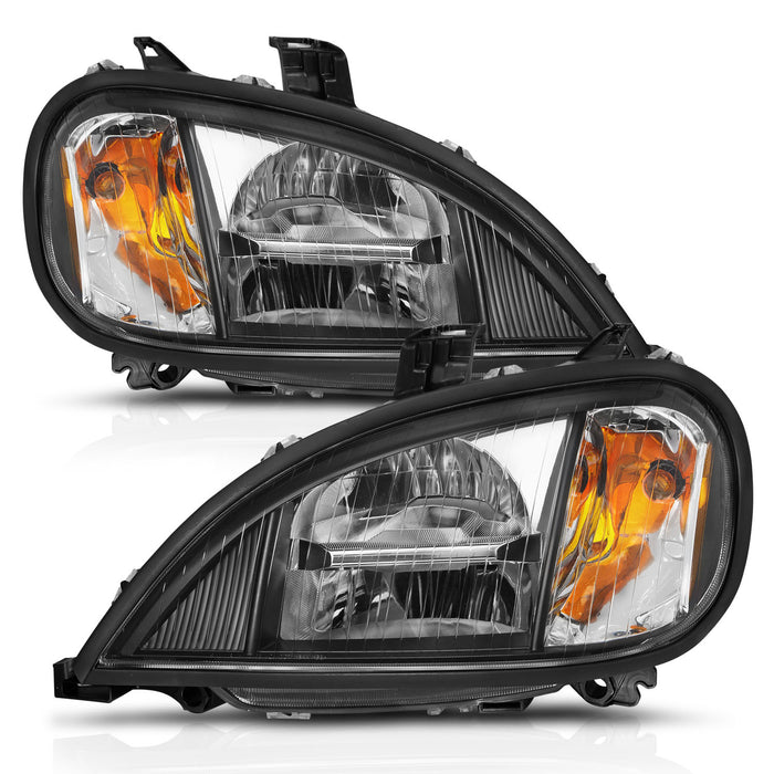 Anzo USA 131028 LED Crystal Headlight; Clear Lens; Black Housing; Pair; - Truck Part Superstore