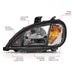 Anzo USA 131028 LED Crystal Headlight; Clear Lens; Black Housing; Pair; - Truck Part Superstore