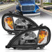 Anzo USA 131029 LED Crystal Headlight; Clear Lens; Chrome Housing; Pair; - Truck Part Superstore