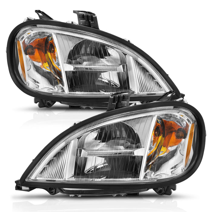 Anzo USA 131029 LED Crystal Headlight; Clear Lens; Chrome Housing; Pair; - Truck Part Superstore