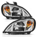 Anzo USA 131029 LED Crystal Headlight; Clear Lens; Chrome Housing; Pair; - Truck Part Superstore