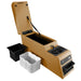 Rugged Ridge 13102.37 Locking Console; L 27.25 in. x W 8.75 in. x H 12.5 in.; Spice; - Truck Part Superstore