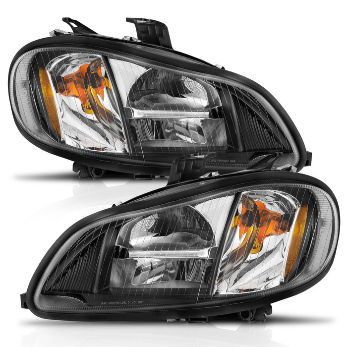 Anzo USA 131030 LED Crystal Headlight; Clear Lens; Black Housing; Pair; - Truck Part Superstore