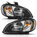 Anzo USA 131030 LED Crystal Headlight; Clear Lens; Black Housing; Pair; - Truck Part Superstore