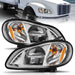 Anzo USA 131031 LED Crystal Headlight; Clear Lens; Chrome Housing; Pair; - Truck Part Superstore