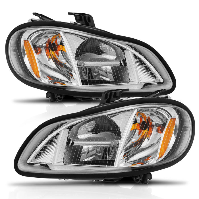 Anzo USA 131031 LED Crystal Headlight; Clear Lens; Chrome Housing; Pair; - Truck Part Superstore