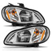 Anzo USA 131031 LED Crystal Headlight; Clear Lens; Chrome Housing; Pair; - Truck Part Superstore