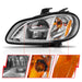 Anzo USA 131031 LED Crystal Headlight; Clear Lens; Chrome Housing; Pair; - Truck Part Superstore