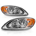 Anzo USA 131033 Crystal Headlight Set; Clear Lens; Chrome Housing; - Truck Part Superstore