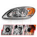 Anzo USA 131033 Crystal Headlight Set; Clear Lens; Chrome Housing; - Truck Part Superstore