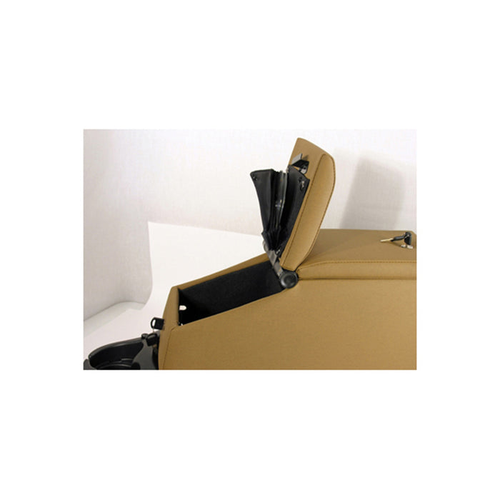 Rugged Ridge 13103.37 Locking Console II; L 27.25 in. x W 8.25 in. x H 12.25 in.; Spice; - Truck Part Superstore