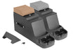 Rugged Ridge 13104.09 Locking Console; L 27 in. x W 9 in. x H 16 in.; Textured Gray; Steel; - Truck Part Superstore