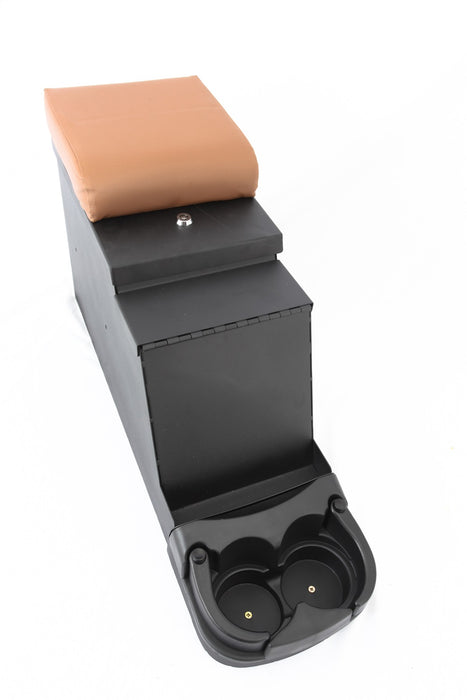 Rugged Ridge 13104.37 Center Console; L 27 in. x W 9 in. x H 16 in.; Textured Spice; Steel; - Truck Part Superstore