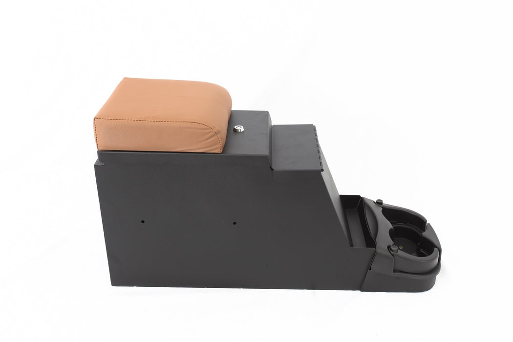 Rugged Ridge 13104.37 Center Console; L 27 in. x W 9 in. x H 16 in.; Textured Spice; Steel; - Truck Part Superstore