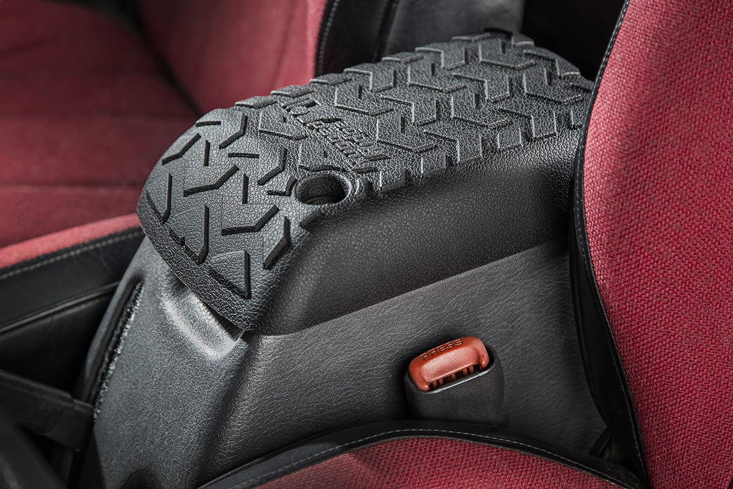 Rugged Ridge 13104.61 Arm Rest Cover; Black; - Truck Part Superstore