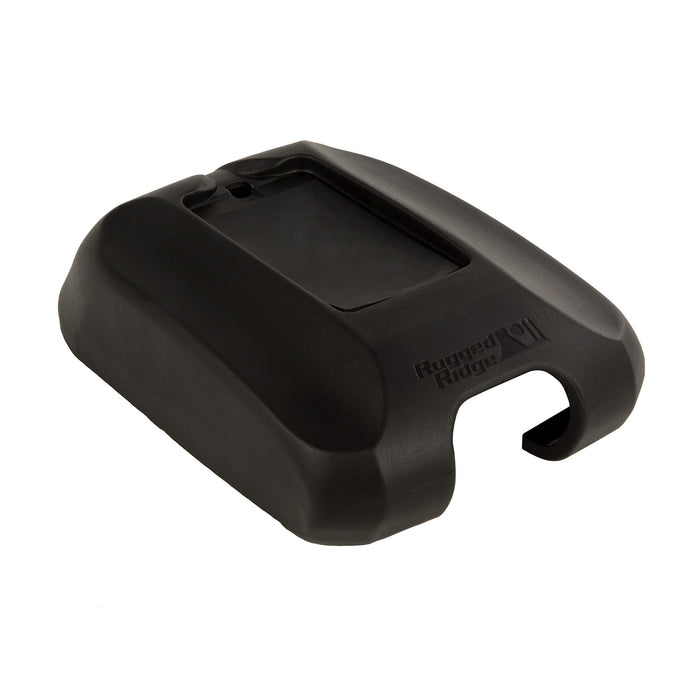 Rugged Ridge 13107.62 Center Console Cover; w/Phone Holder; Black; - Truck Part Superstore