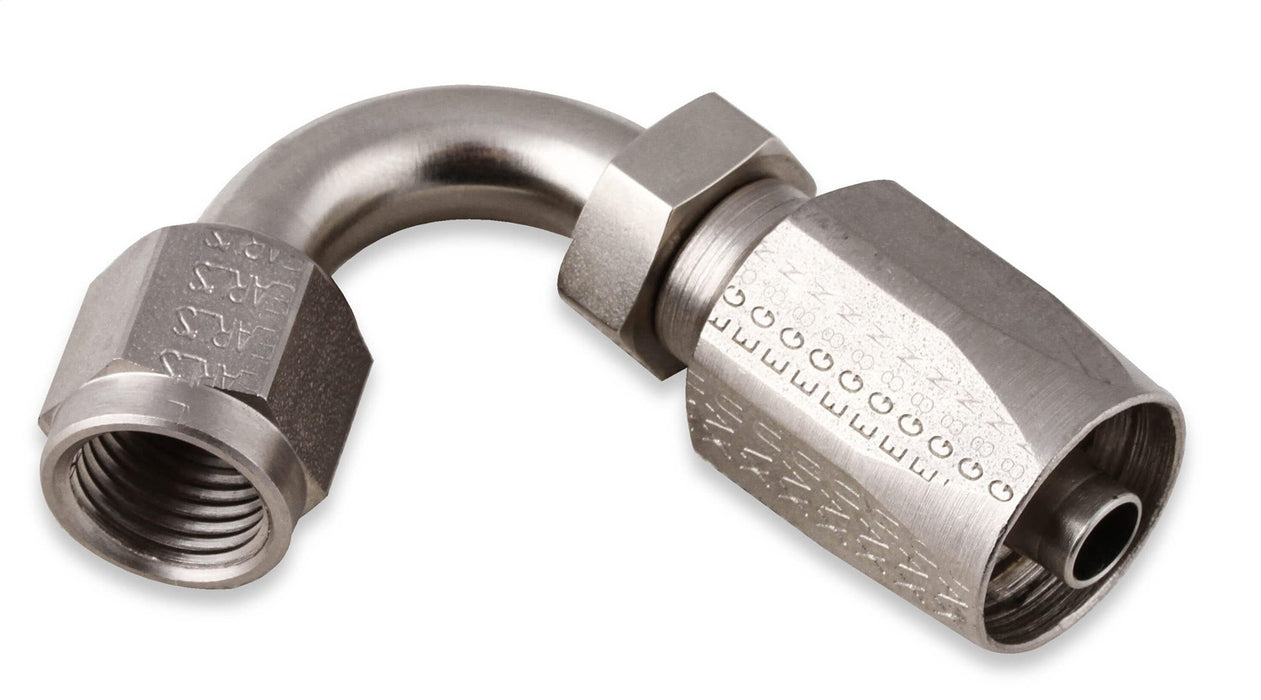 Earl's Performance 131206ERL 120 Deg. Power Steering Hose End; Hose Size: -6AN; Steel w/Nickel Plating; - Truck Part Superstore