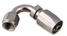 Earl's Performance 131206ERL 120 Deg. Power Steering Hose End; Hose Size: -6AN; Steel w/Nickel Plating; - Truck Part Superstore
