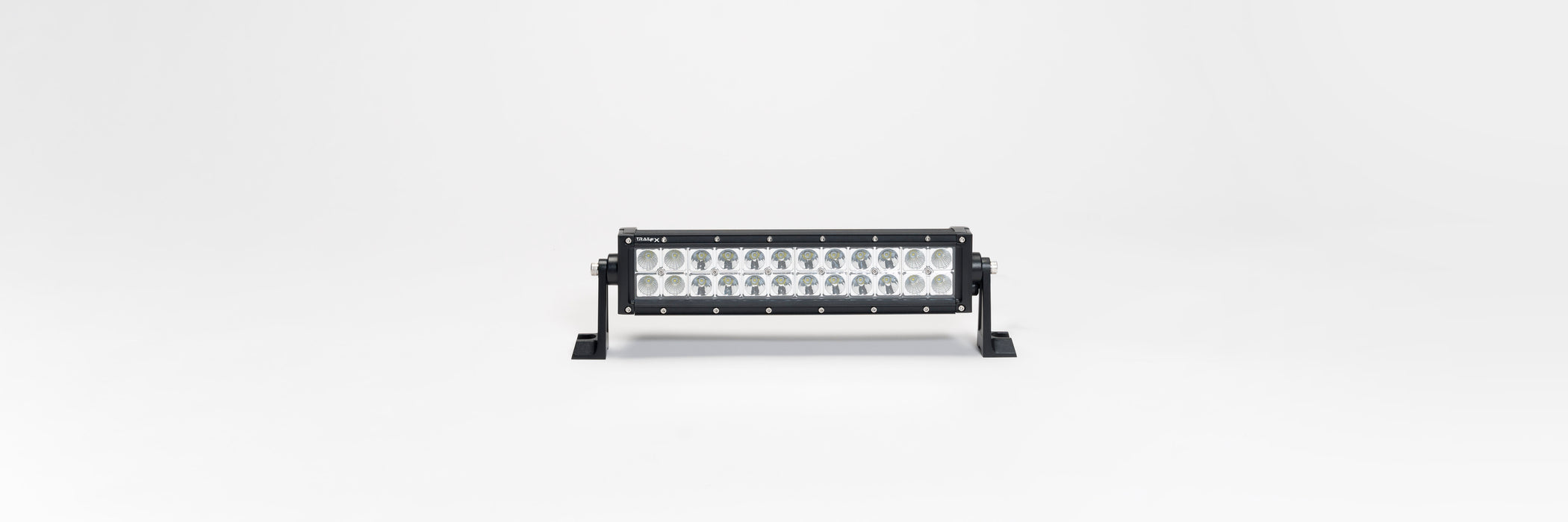 TrailFX 1312151 12 In 72W 4.4A At 12Vs 90 Deg Flod/8 Deg Spot 3016 Effec Lums Cler Len Blac Alum - Truck Part Superstore