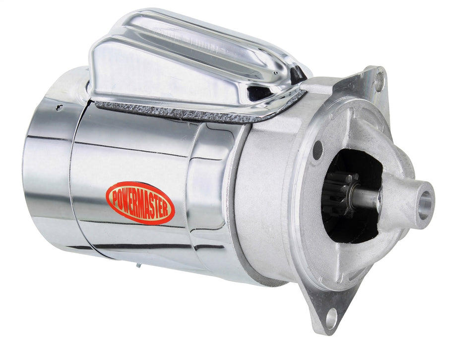 Powermaster Performance 13132 Original Look Starter; 164 Tooth Flywheel; 3/8 in. Depth; Chrome Finish; - Truck Part Superstore
