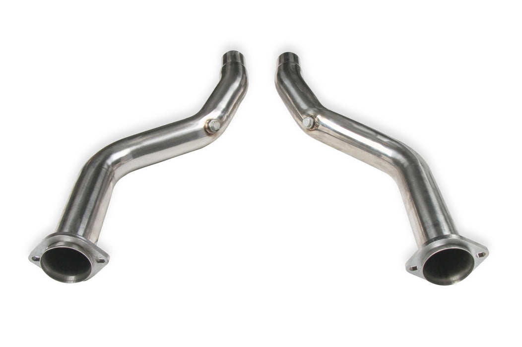 Flowtech 13133FLT Off-Road Mid-Pipe; For Use w/PN[13132FLT]; Polished Stainless Steel; - Truck Part Superstore