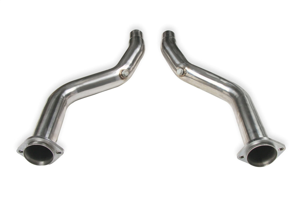 Flowtech 13133FLT Off-Road Mid-Pipe; For Use w/PN[13132FLT]; Polished Stainless Steel; - Truck Part Superstore