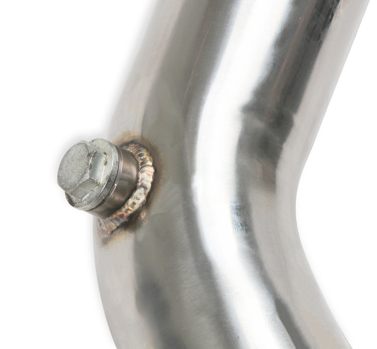 Flowtech 13133FLT Off-Road Mid-Pipe; For Use w/PN[13132FLT]; Polished Stainless Steel; - Truck Part Superstore