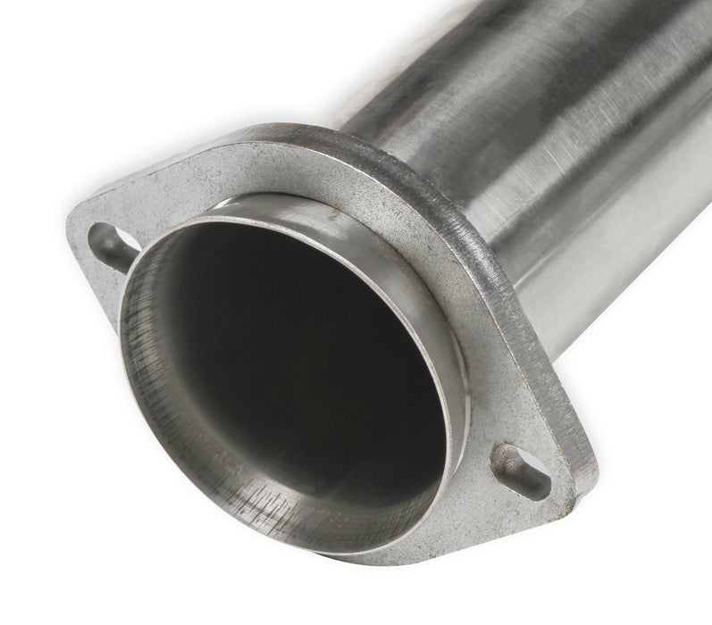 Flowtech 13133FLT Off-Road Mid-Pipe; For Use w/PN[13132FLT]; Polished Stainless Steel; - Truck Part Superstore