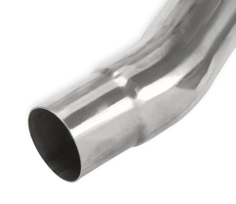 Flowtech 13133FLT Off-Road Mid-Pipe; For Use w/PN[13132FLT]; Polished Stainless Steel; - Truck Part Superstore