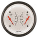 AutoMeter 1313 GAUGE; DUAL; FUEL/OILP; 3 3/8in.; 240OE-33OF/100PSI; ELEC; ARCTIC WHITE - Truck Part Superstore